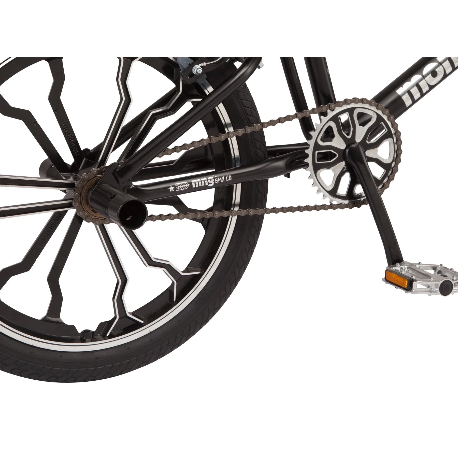 Mongoose Rebel Kids BMX Bike, 20 - In. Wheels, Children & Tweens Ages 7 - 13, Black Bicycle