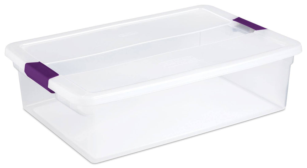 Sterilite ClearView Latch Storage Container, 32 Qt